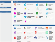 Tablet Screenshot of intranet.asambleanacional.gov.ec